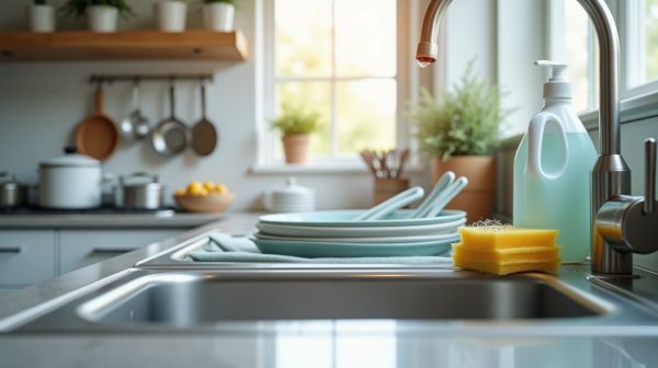 Nettoyer votre vaisselle efficacement avec des produits adaptés